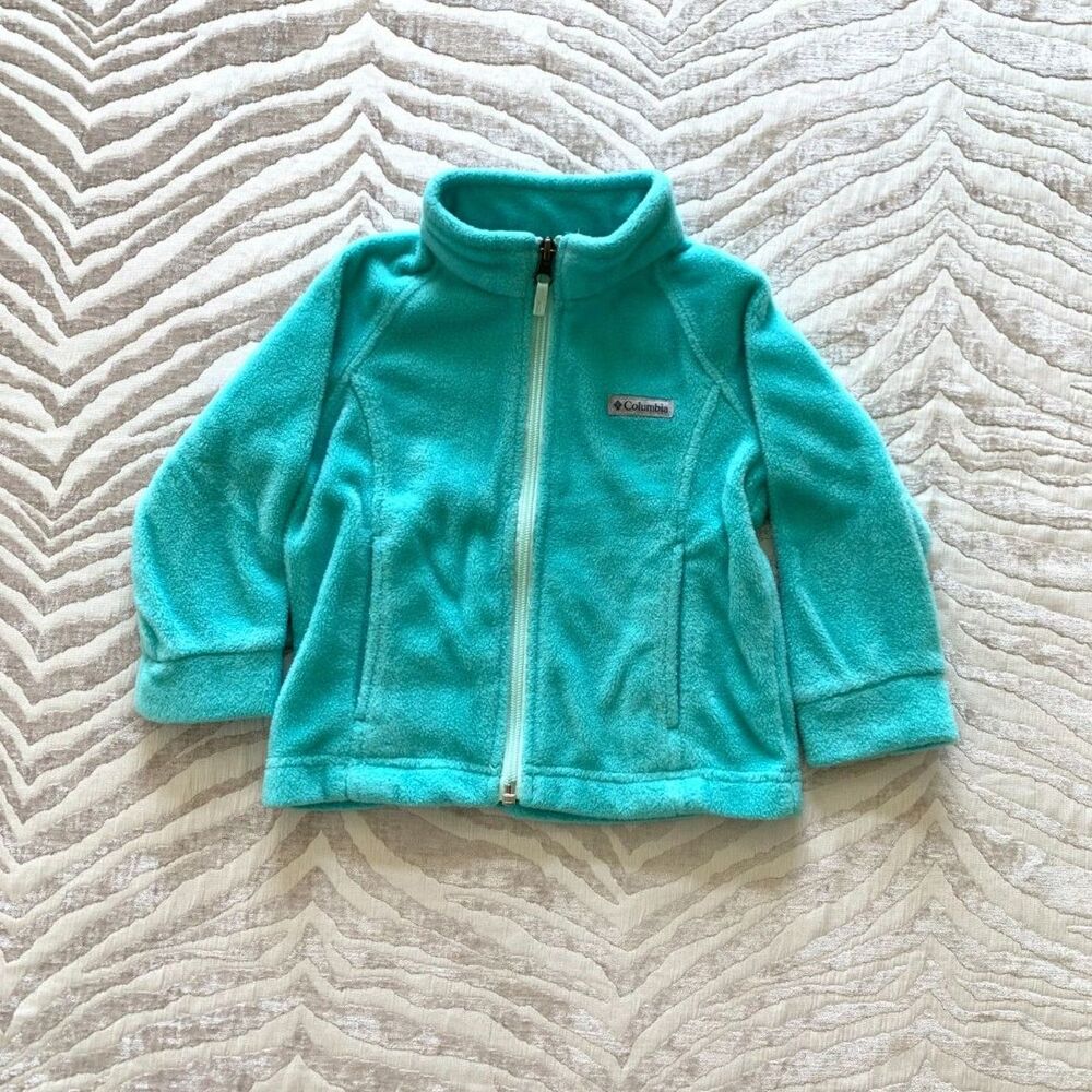 Columbia Pink Fleece 3T Winter Zip-Up Jacket